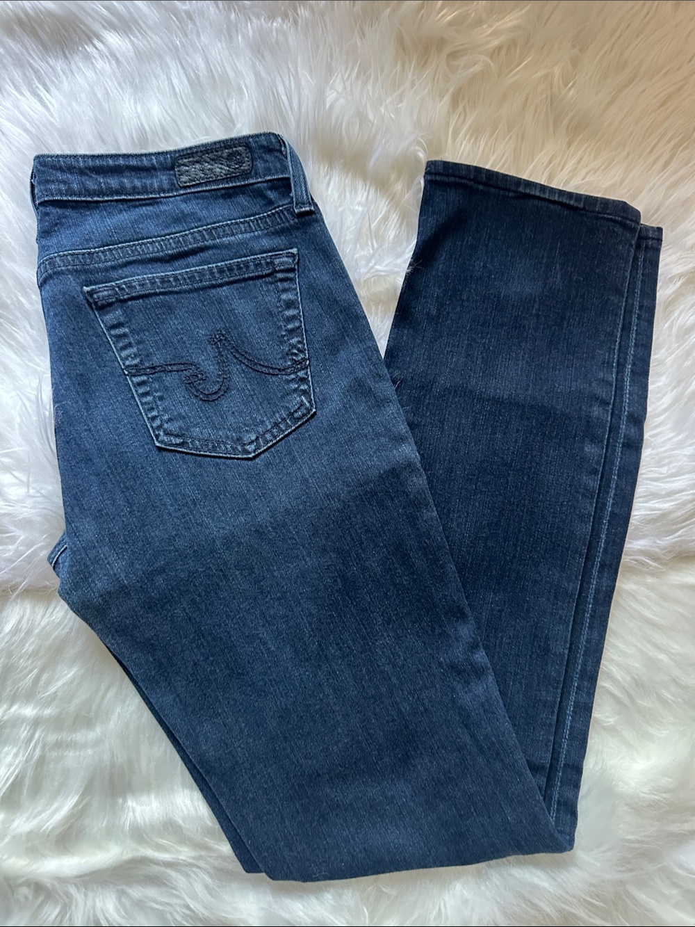 AG Adriano Goldschmied The Stevie Slim Straight Jeans 27R Made in USA